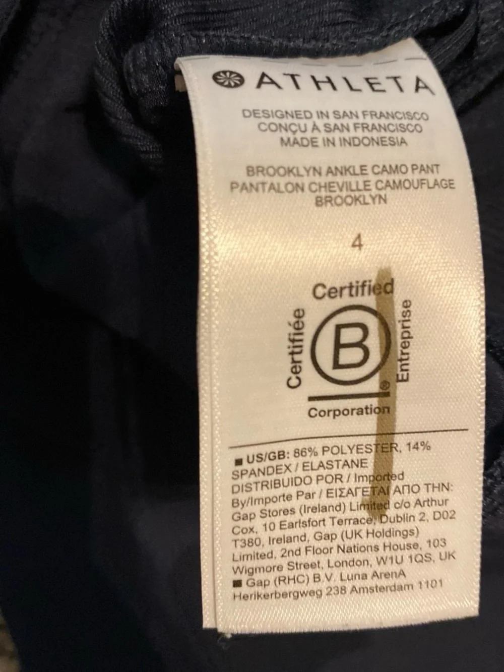 Athleta high rise